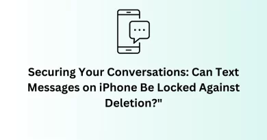 Can you lock text messages on iPhone so they cannot be deleted"