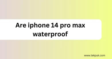 Are iphone 14 pro max waterproof