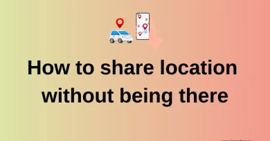 How to share location without being there